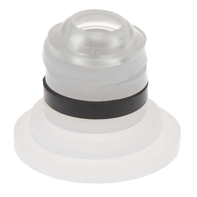 Silicone Rubber Sealing Gasket Set - White & Black (10 Pieces)