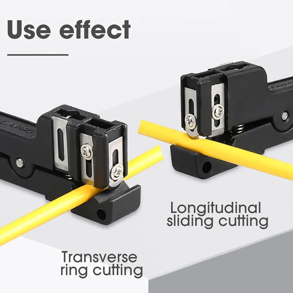 Natalink 조정 가능한 광섬유 스트리퍼 및 케이블 슬리터 (03.2mm / 3.25.6mm / 4.87.9mm 동축 케이블용)