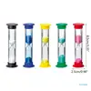 Sand Meter 30 Seconds/1 Minute/2 Minutes/3 Minutes/5 Minutes/10 Minutes Plastic Sand Timer Small Clock Hourglass Clocks 6