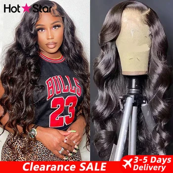 13x6 HD Lace Frontal Human Hair Wigs Body Wave Pre Plucked 13x4 Lace Front Wig Transparent Lace Front Human Hair Wig For Women 1