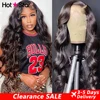 13x6 HD Lace Frontal Human Hair Wigs Body Wave Pre Plucked 13x4 Lace Front Wig Transparent Lace Front Human Hair Wig For Women 1