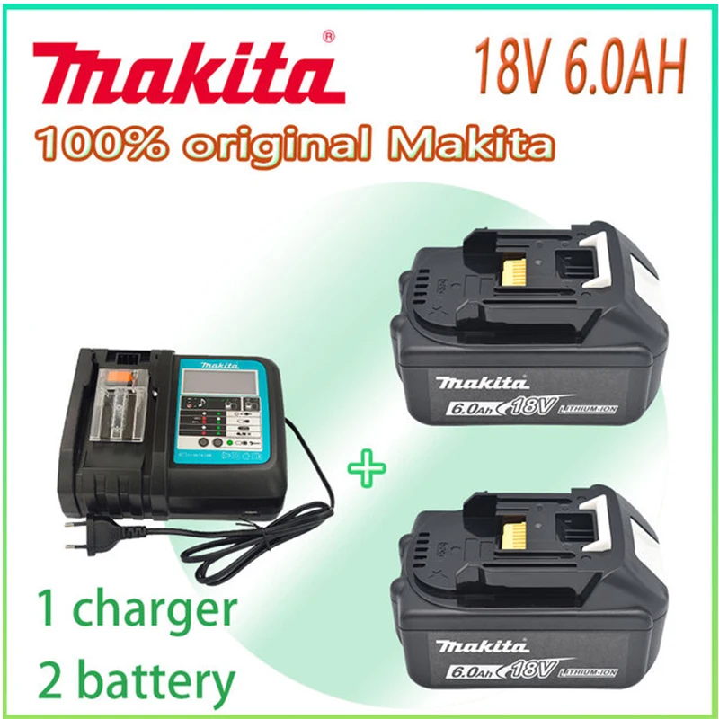 100% GENUINE Makita 18V Battery 6.0 AH MODEL BL1860B in original sealed  package