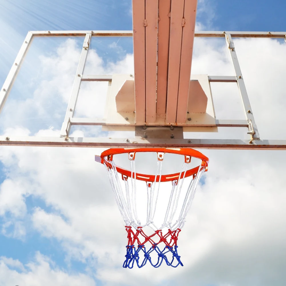 Basketball Net 39/50cm Rim Mesh Standard Sports 12 Loops Durable Outdoor Hoop