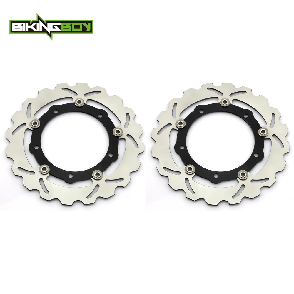 Bikingboy X-Max Yp 125 250 R 06-16 Yp 125 R Abs 11-21 Yp250R Abs 14-17 Yp 400 Xp 500 530 12 13 14 Dischi Freno Anteriori Dischi Rotori