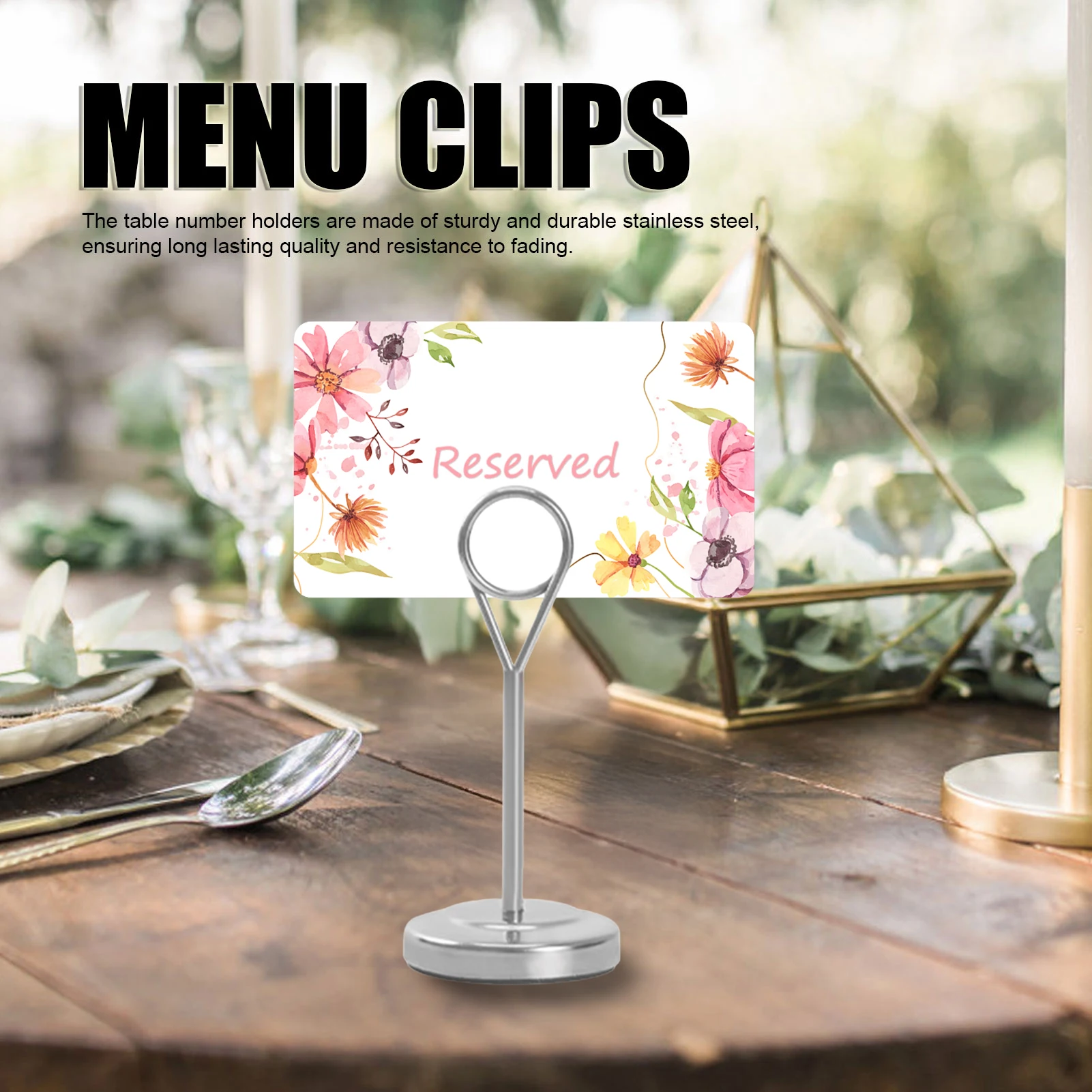 스테인리스 스틸 원형 테이블 번호 표시대, 웨딩 연회 레스토랑 좌석 카드 스탠드, 좌석 배치 카드 디스플레이 표시판