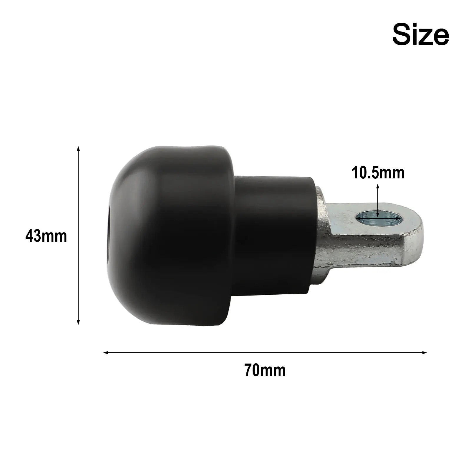 1 Set Gym Equipment Cable Connector Gym Machine Cable Stopper Connector Ball Stopper Terminal 74*43mm