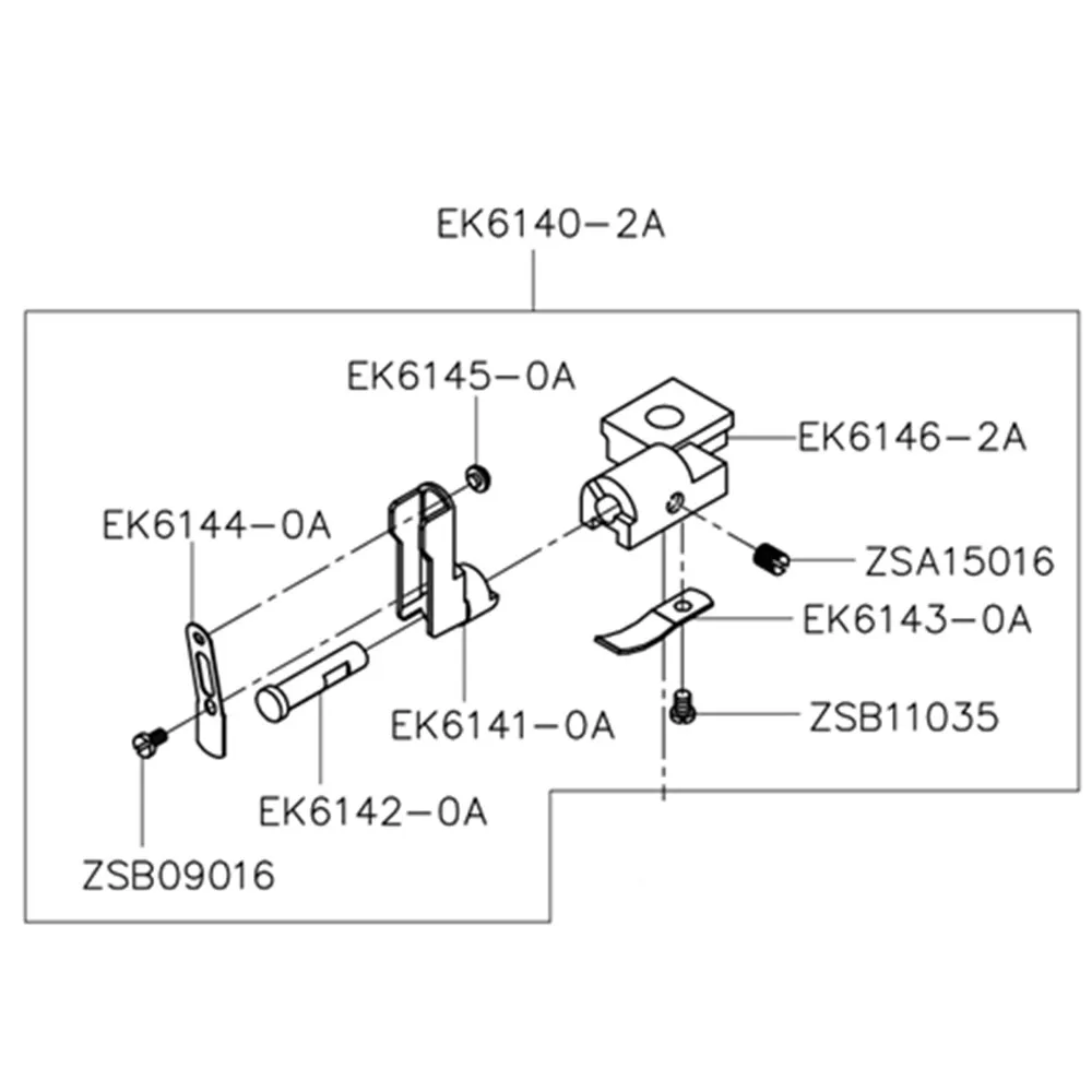 

Positioning Plate Assy EK6140-2A For Seiko SK-2B Singer 132K DY253 TW1-2B CSL-1800