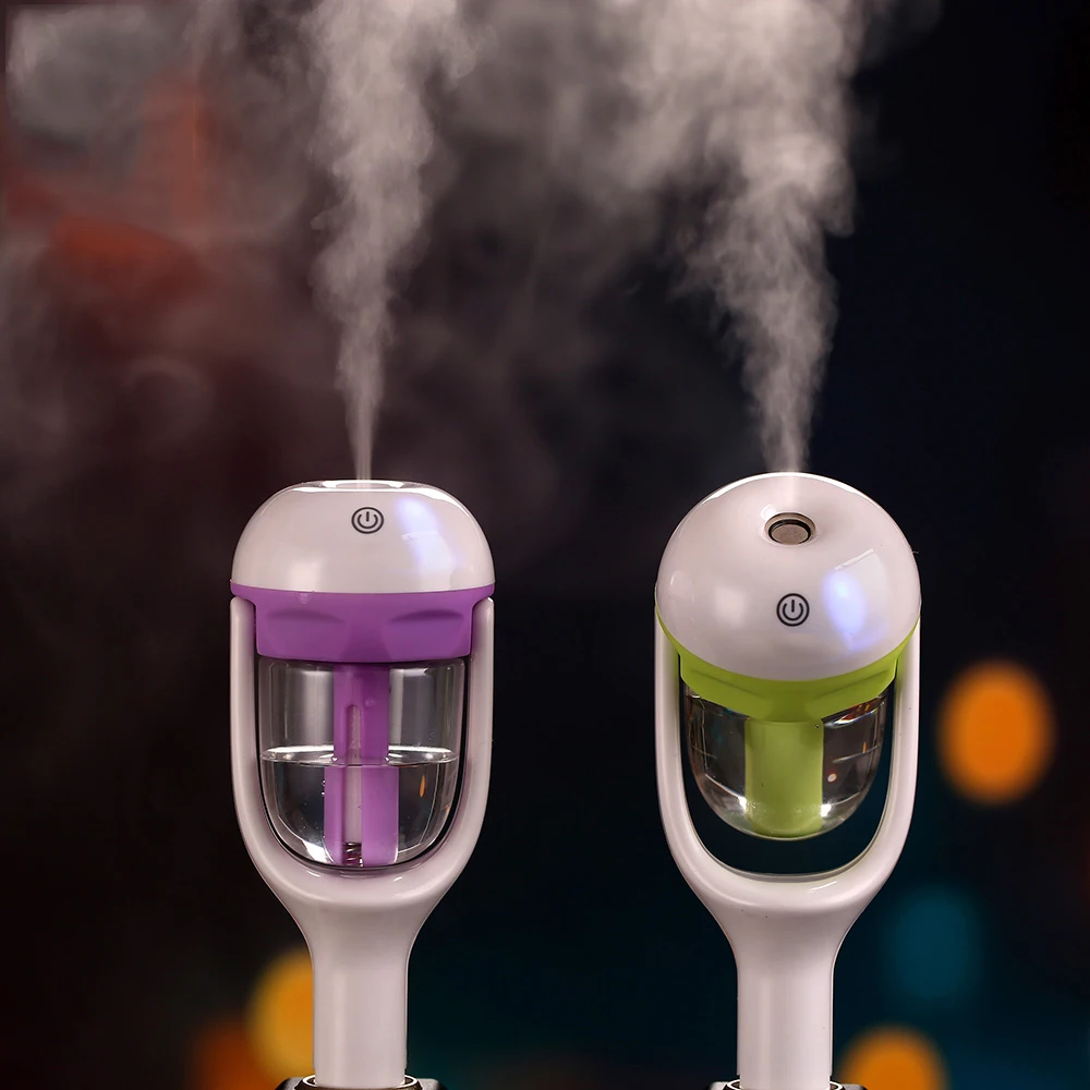 Mini Car Air Humidifier Steam Air Purifier Aroma Diffuser Essential Oil Aromatherapy Diffuser Auto Mist Maker Sprayer For Car