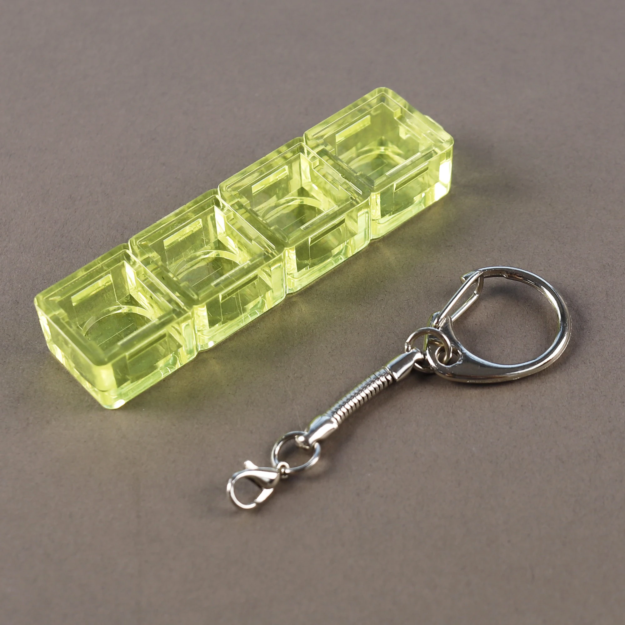 YMDK 4U 스위치 키체인 맞춤형 스트레스 해소 장난감 선물, 기계식 키보드 스위치 테스터 키트