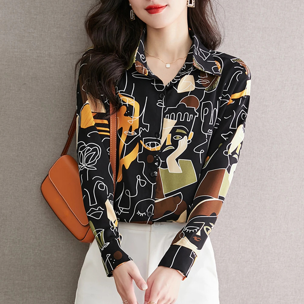 

Shirt Shirts White Womens Casual Chiffon Chiffon Shirt Commuting Loose Regular Length S-XL Temperament Hot Stylish