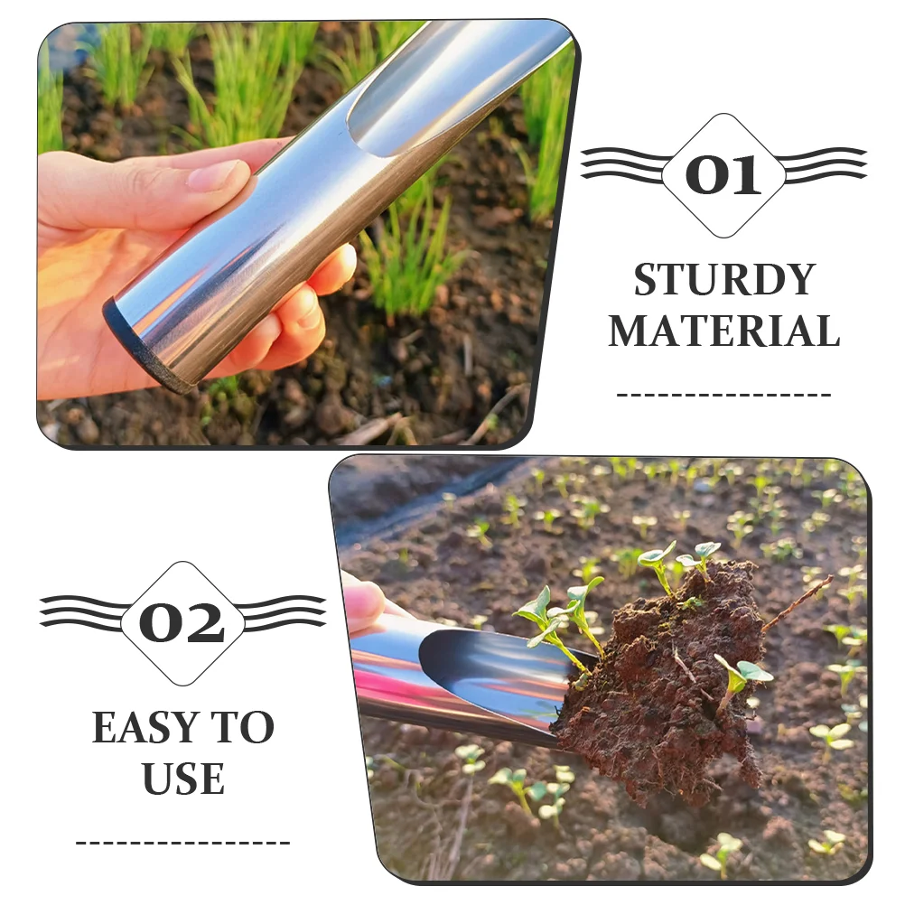 Garden Bucket Small Soil Scooper for Kids Portable Scoops Trowel Transplanting Gardening Succulent Plants