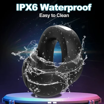 Vibrating Cock Ring Cockring Sexy Toys for Men Couple Delay Ejaculation Chastity Testicles Massager Penisring Toys for Adults 18 6