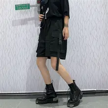 

Shorts Women Summer Knee-length Wide-leg Plus Size 4XL Safari Style Ulzzang BF Street Wear Chic All-match Casual Unisex Fashion