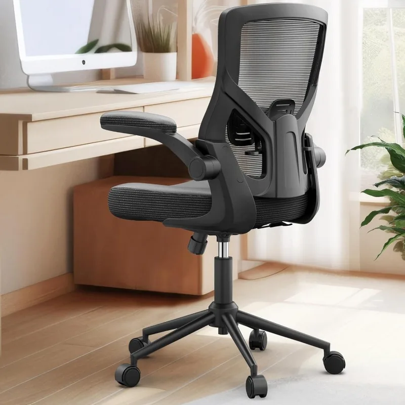 

High Back Desk Chair Adjustable Height and Ergonomic Design Home Office Computer Chair Executive Lumbar Support Padded Chair