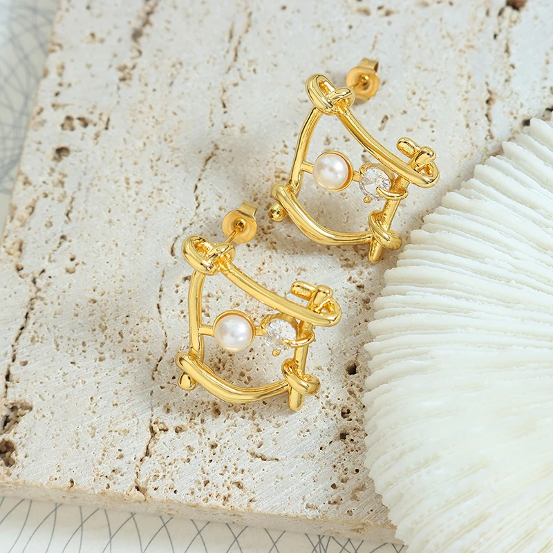 CINSY Jewelry Stainless Steel Earrings Jewelry For Women Kolczyki Brincos Piercing Christmas Aretes Earrings For Women Pendiente