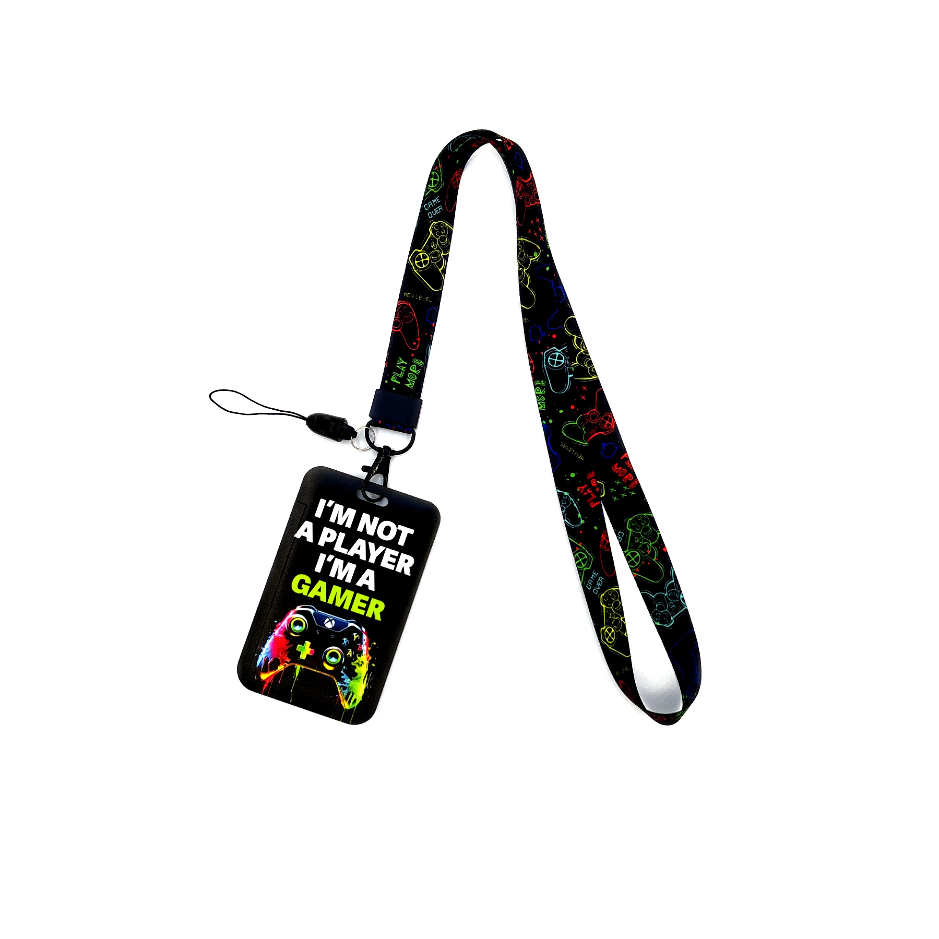 Versatile Card Holder Lanyard with Protective ID Badge and Credit Card Case