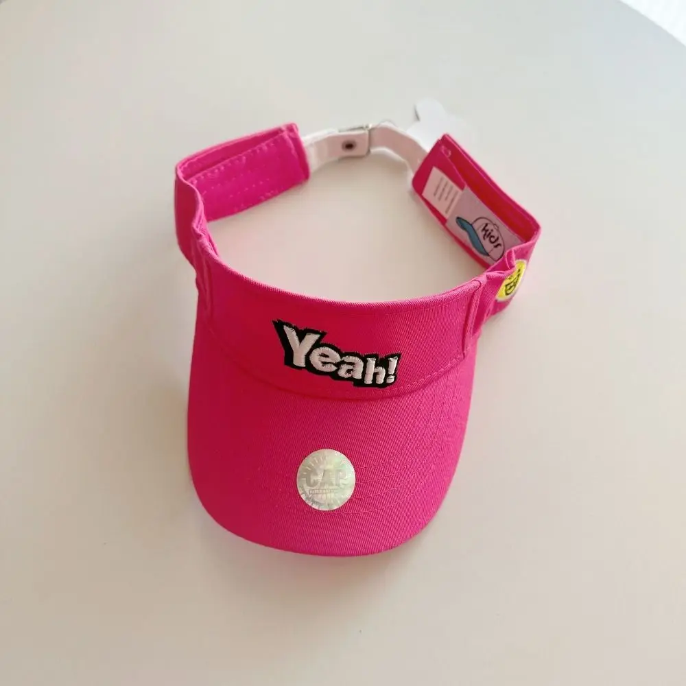 Cotton Children's Empty Top Sport Caps Adjustable UV Protection Girls Boys Sun Block Hat Anti-UV Solid Color