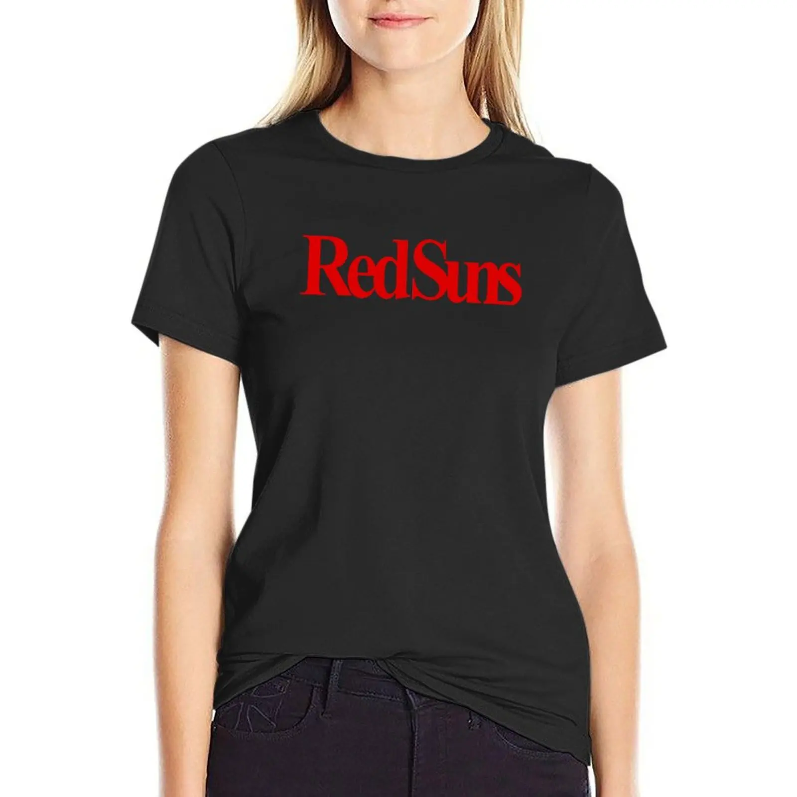 

Initial D RedSuns T-Shirt tees summer top Womens graphic t shirts