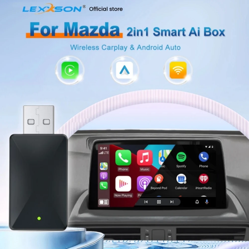 ワイヤレスアダプター Apple CarPlay Android Auto 2in1 スマート