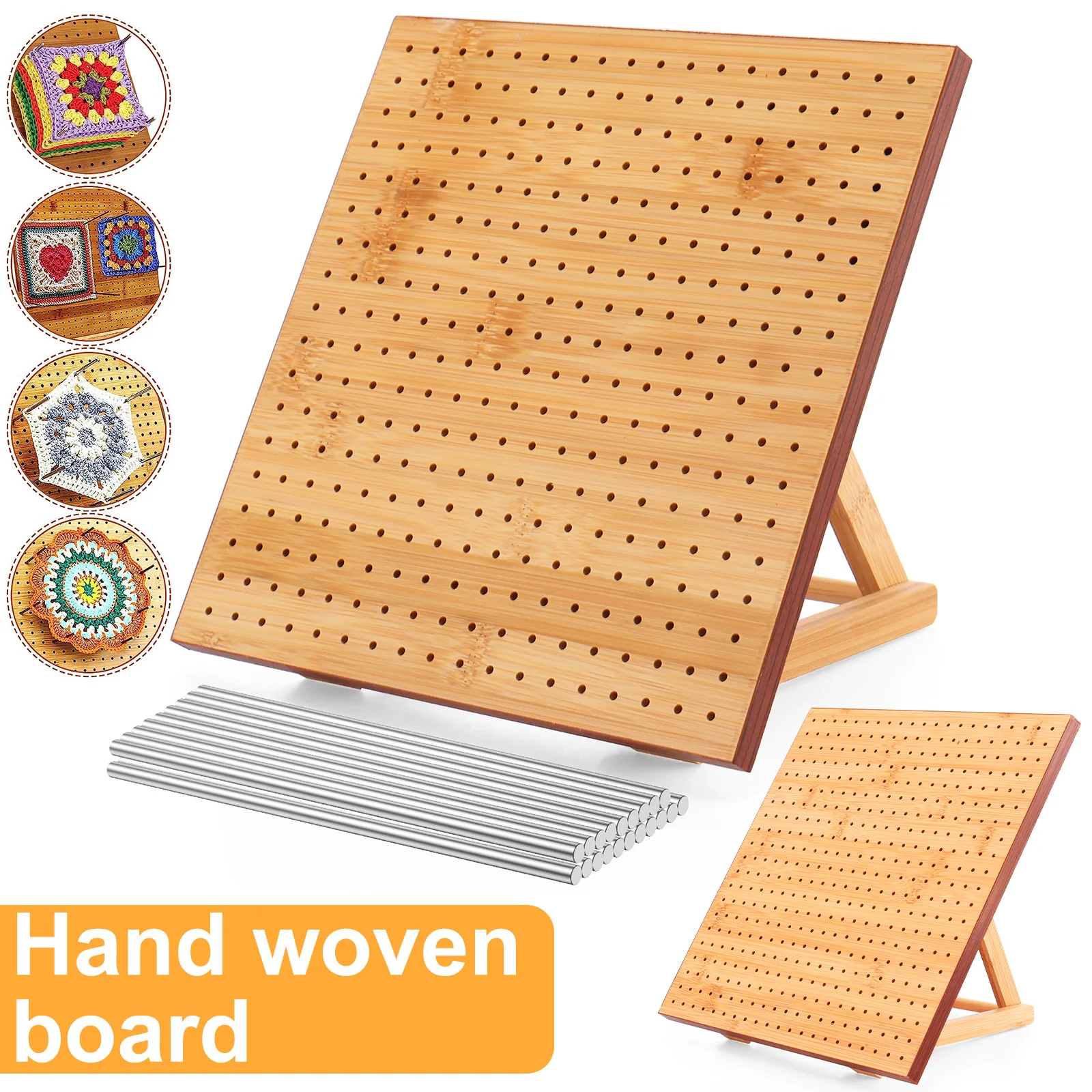 9.8/11.4inch Crochet Blocking Board For Knitting Granny Square Crochet Board Blocking Kit for Beginner Knitting Lover