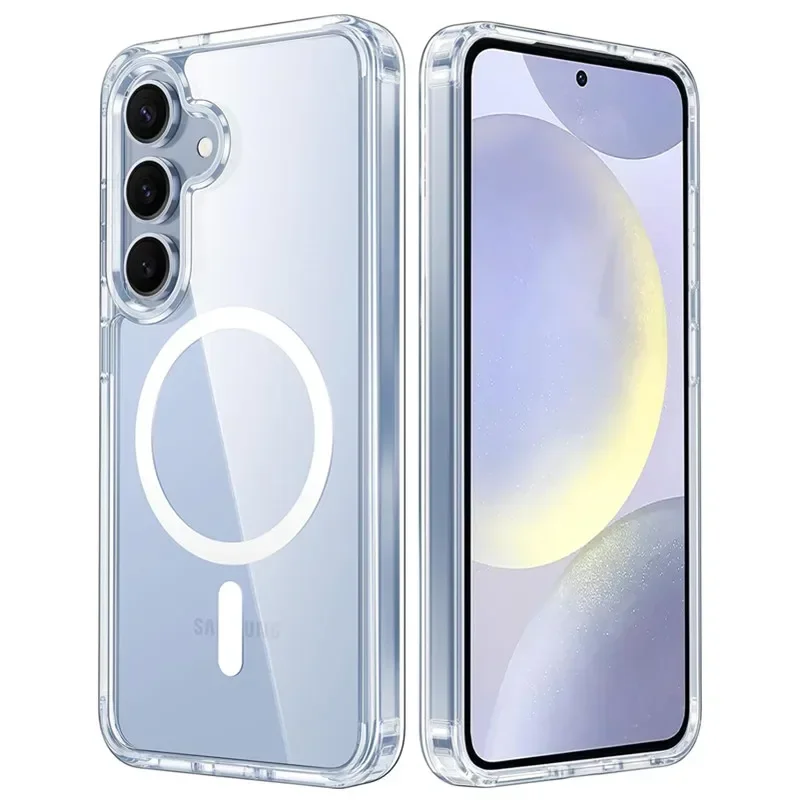 Crystal Clear Magnetic Shockproof Case with Anti-Yellowing Technology