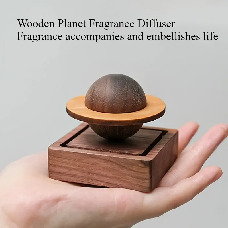 No Perfume DIY Fragrance Wood Aroma Diffuser Jupiter Planet for living room Home Car Ornaments Decorations Accessories Aromatherapy