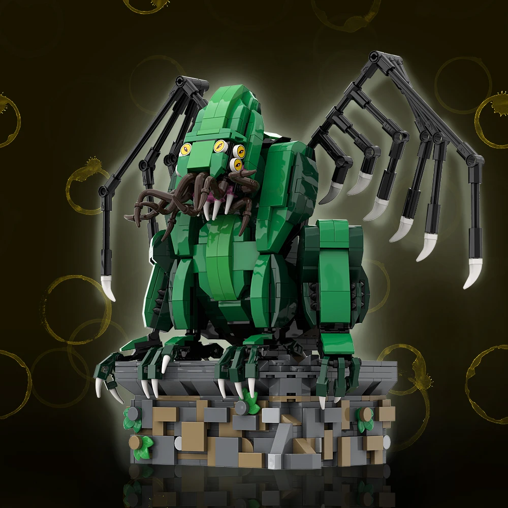 

MOC Cthulhu The Mythological Character Great Cthulhu Building Blocks in The Novel Creative Model Toy Blocks Children's Gifts