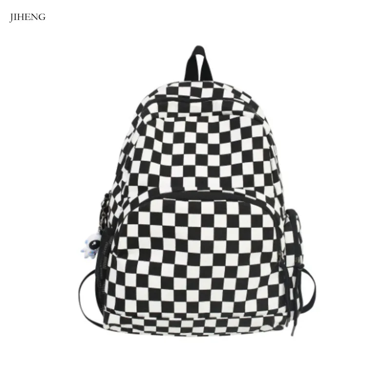 

Fashion Girls Plaid school backpack Waterproof Leisure Shoulder Bag Women Laptop Bookbag Travel Rucksack For Female