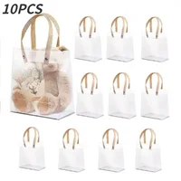Sac cadeau de vacances écologique, fourre-tout conviviale ré, sac à bonbons, anniversaire, compagnon, 10 pièces 1