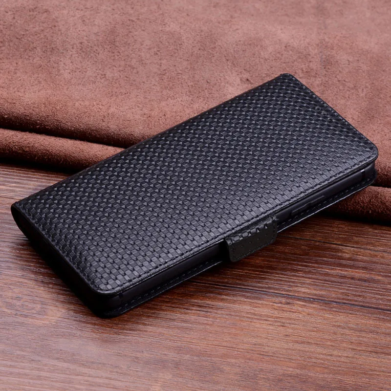 Luxury Lich Genuine Leather Flip Phone Case For Samsung Galaxy S22 Plus Ultra Real Cowhide Leather Shell Full Cover Pocket Bag