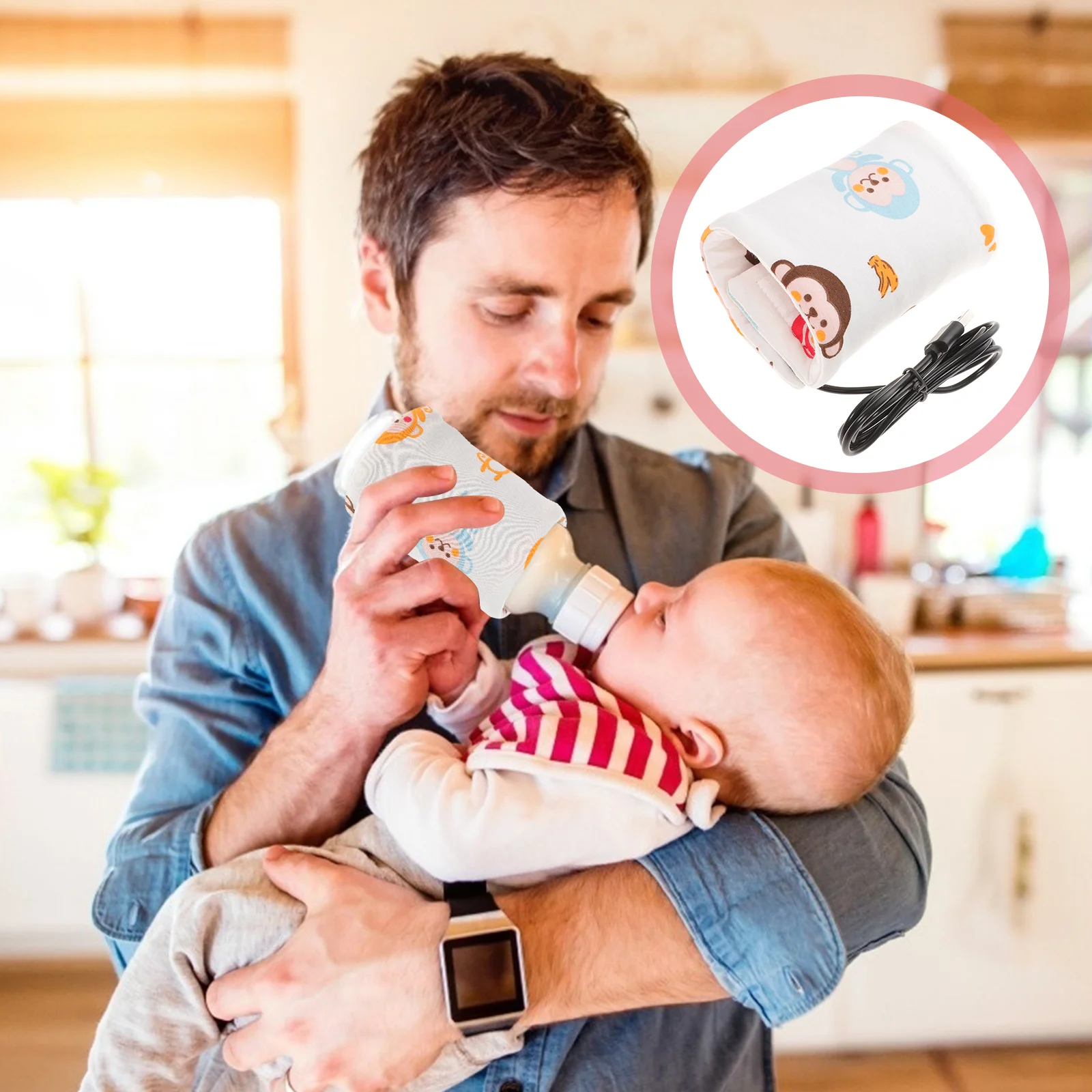 

Usb Bottle Warmer For Travel USB Milk Water Outdoor Bottles For Newborns Travel Stroller Insulated Baby Nursing