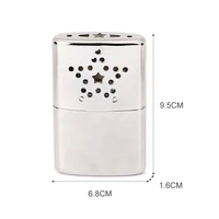 Portable Liquid Fuel Hand Warmer Reusable Furnace Metal Alloy Pocket Handy Hand Warmers Winter Heater Burner For Outdoor Fishing 6