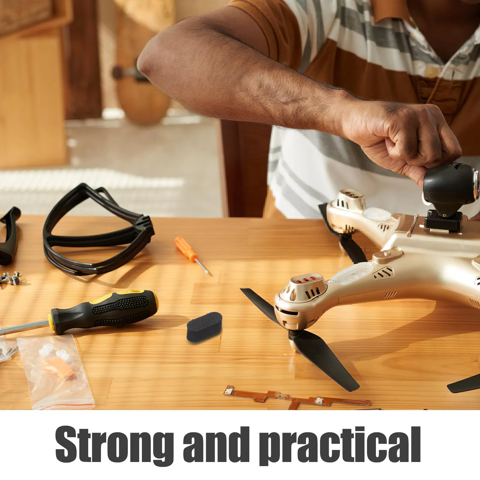 30Pcs 접착성 충격 흡수 발 패드 충격 방지 절연 매트 잔디 콘크리트 표면용 미끄럼 방지 Fpv 드론 랜딩 패드