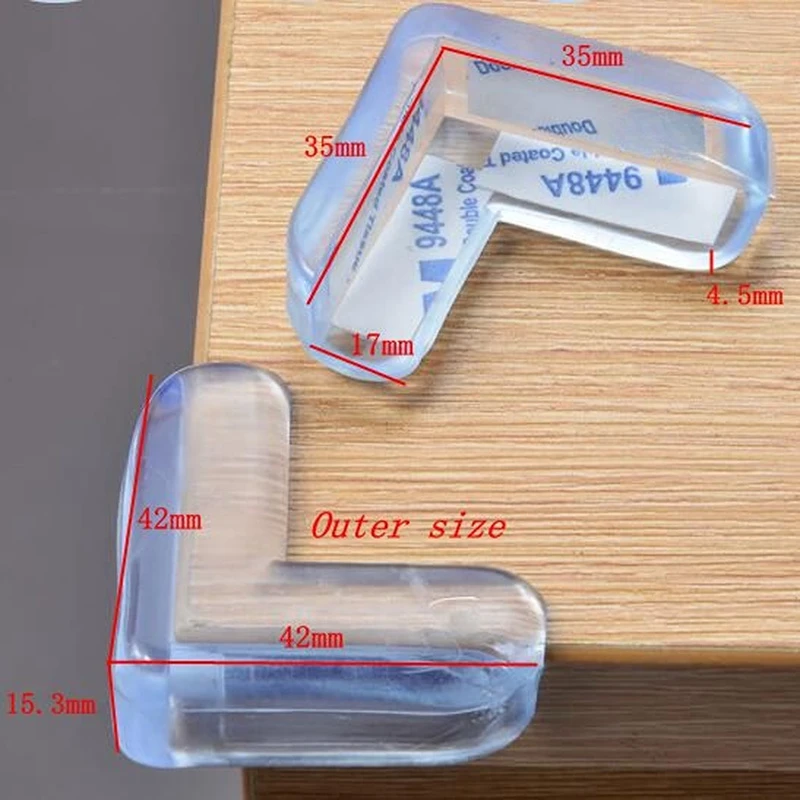 4pcs/set Table Corner Protector Guards Baby Kids Safety Furniture Teapoy Table Conner Edge Cover Pad Protection Shield