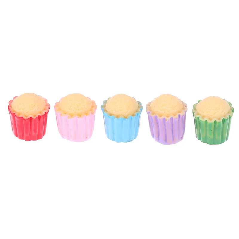 Kawaii Chocolate Cookies Miniature Doll house Kitchen Decoration Bakery For Children Kids Pretend Play Toys
