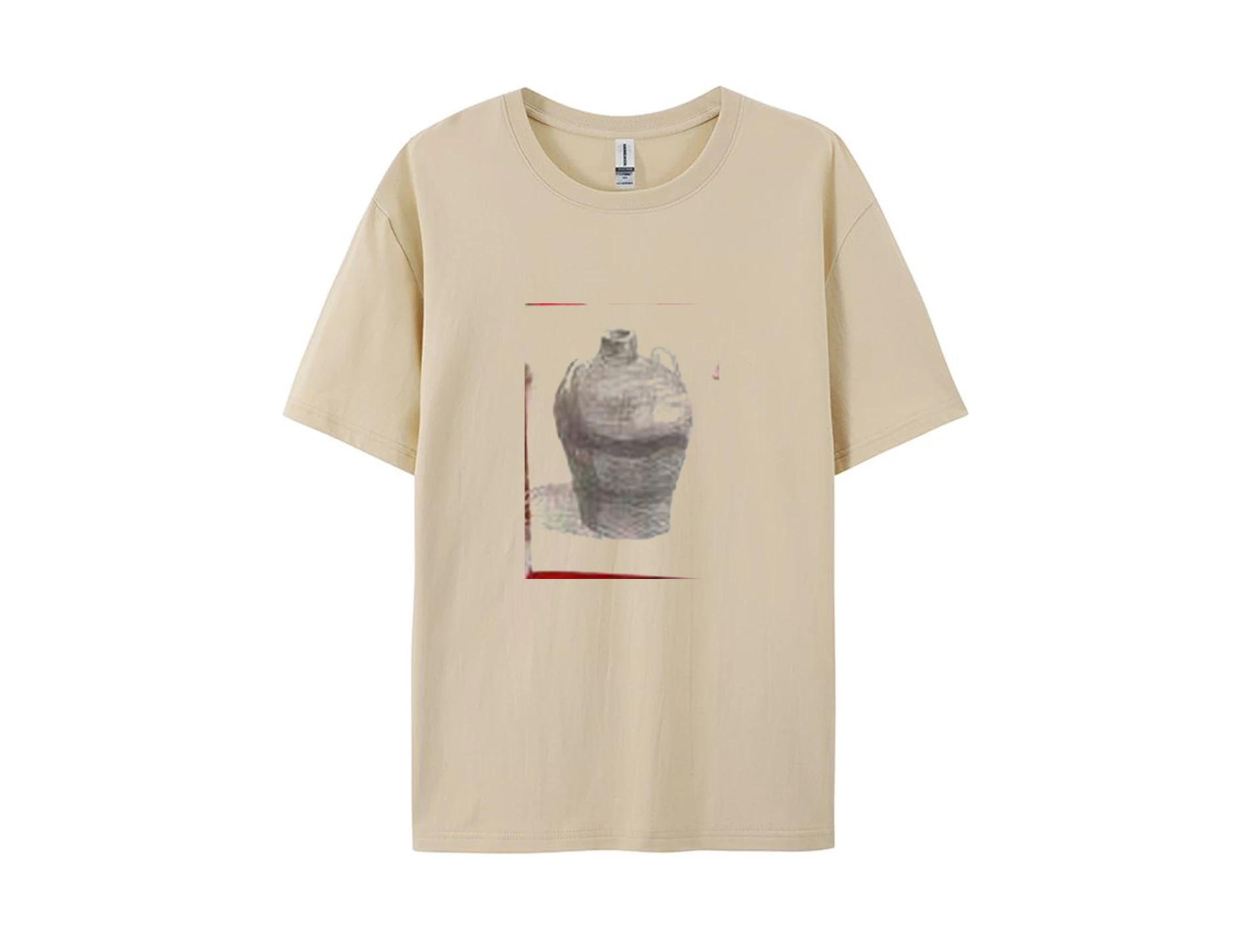 

Sketch illustration cotton short-sleeved T-shirt Same style for men and women