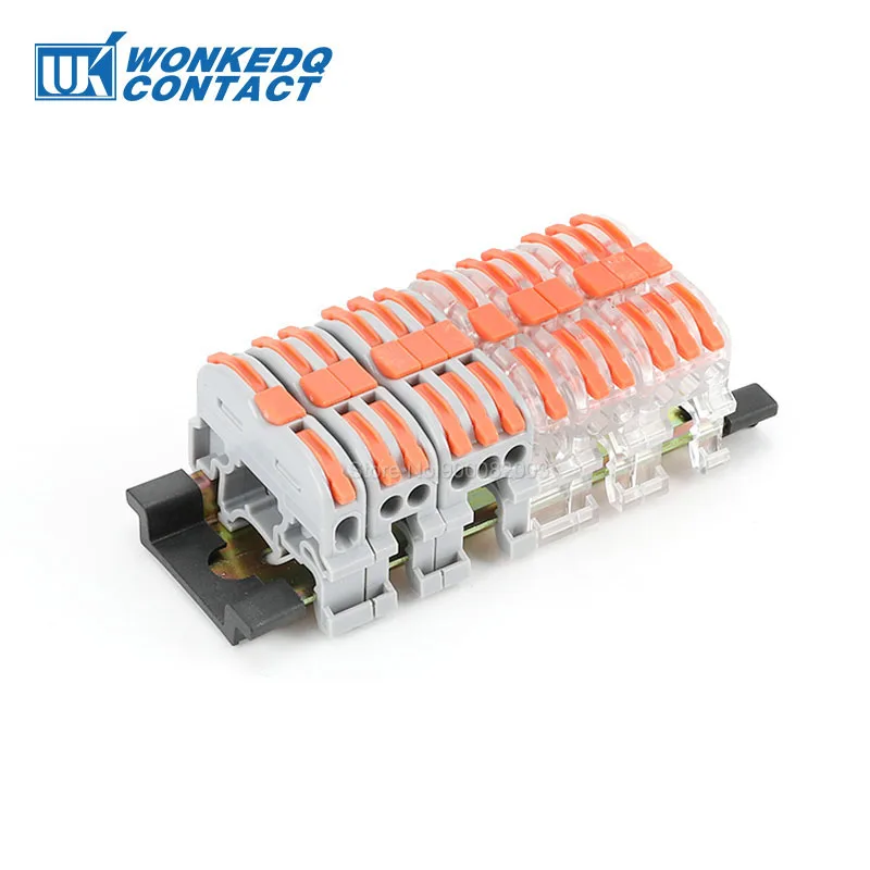 Connettori Elettrici S221 Morsetti Wago S221 Per Orchidee - Set 100 Pezzi 2,3,5 Vie Connettori Senza Strumenti - Foto 13