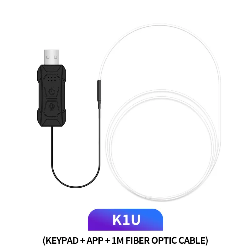 ตัวเลือกสินค้า ไฟ LED รถยนต์ RGB ไฟเบอร์ออปติก ควบคุมผ่านแอป