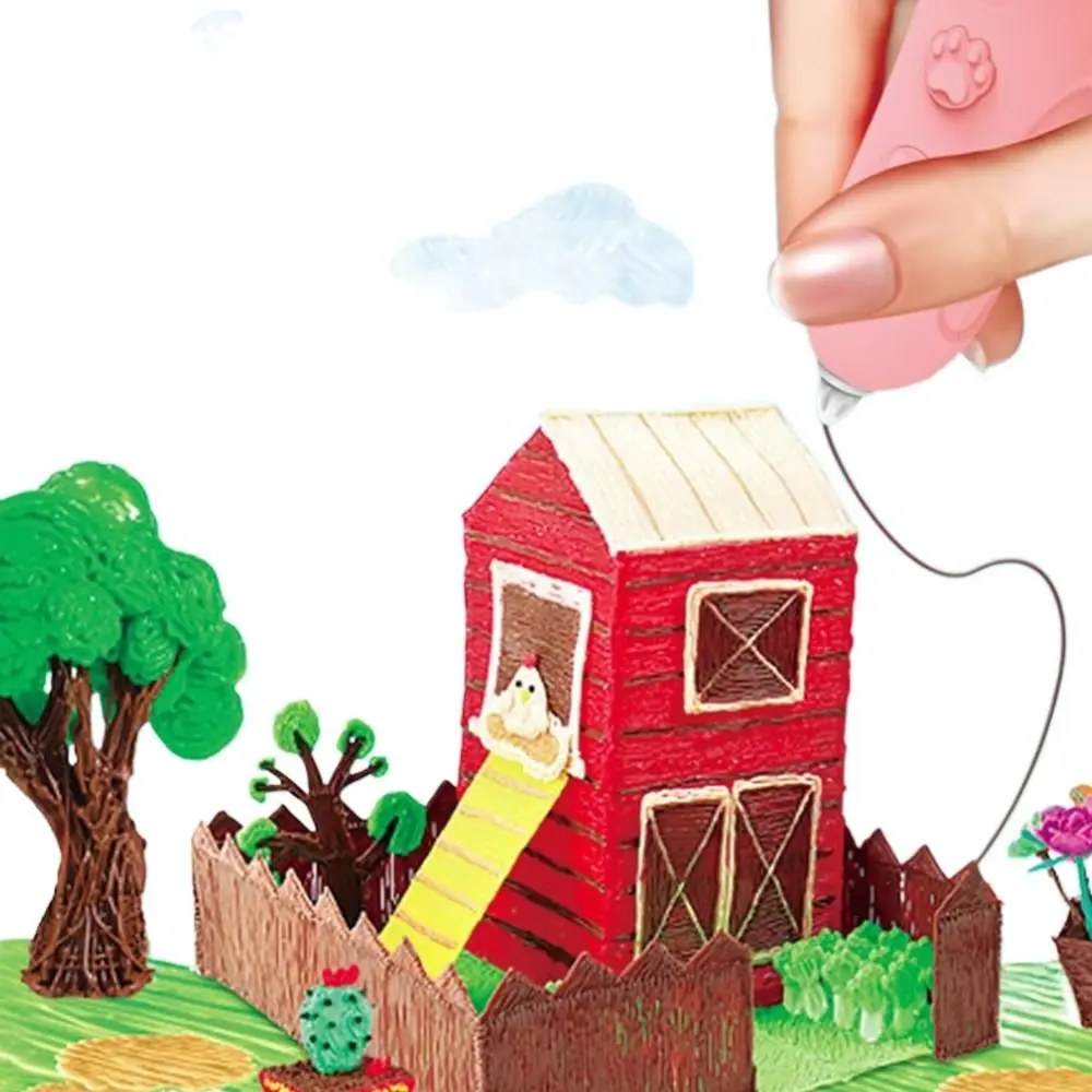 꿀벌 토끼 동물 모양 낙서, 3D 인쇄 연필, DIY 드로잉 장난감, 아트 공예 프린터, 3D 드로잉 인쇄 펜