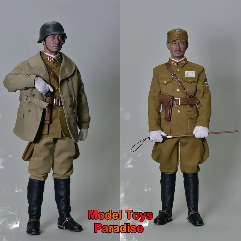 

WT1001 1/6 Men Soldier Military Uniform Set Chinese Expeditionary Force Clothes For 12'' Action Figure Body