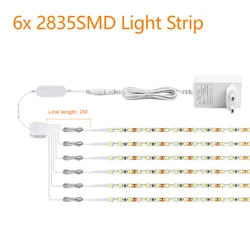 Smart Home LED Light Set - Dimmable Cabinet Lighting with Voice and App Control (WHITE)