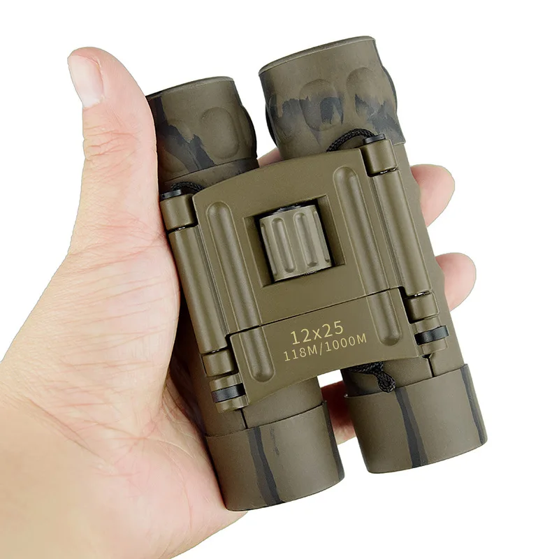 12×25 Professional Camouflage Binocular Super Powerful Magnesium Alloy Filled Binocular Waterproof Phase Coated Telescope 2