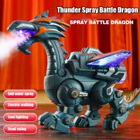 Spray Mechanical Dinosaurs Animal Model Dragon Walking Electronic Dinosaurio Juguete Robot Pterosaurs Toys Gift For Children 1