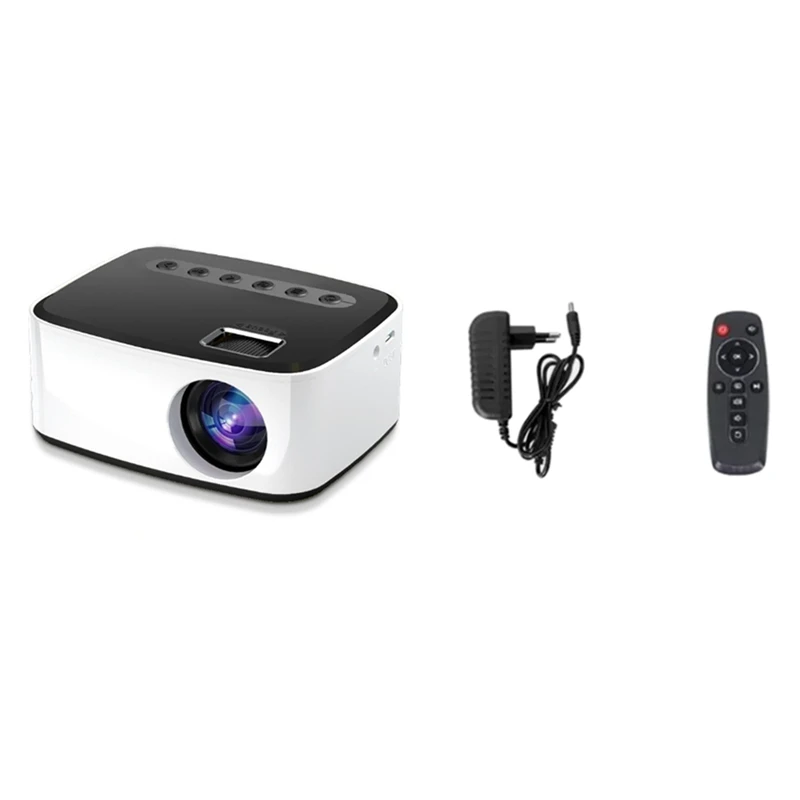 

Светодиодный проектор 1080P версия с одинаковым экраном, беспроводной проектор, портативный видеоплеер для домашнего кинотеатра, прочная вилка европейского стандарта