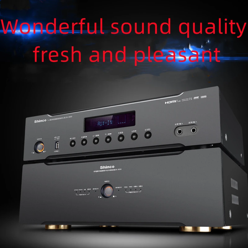 Home Theater Amplifier 7.1 Panoramic Sound Dts Decoding Hd 4k Amplifier