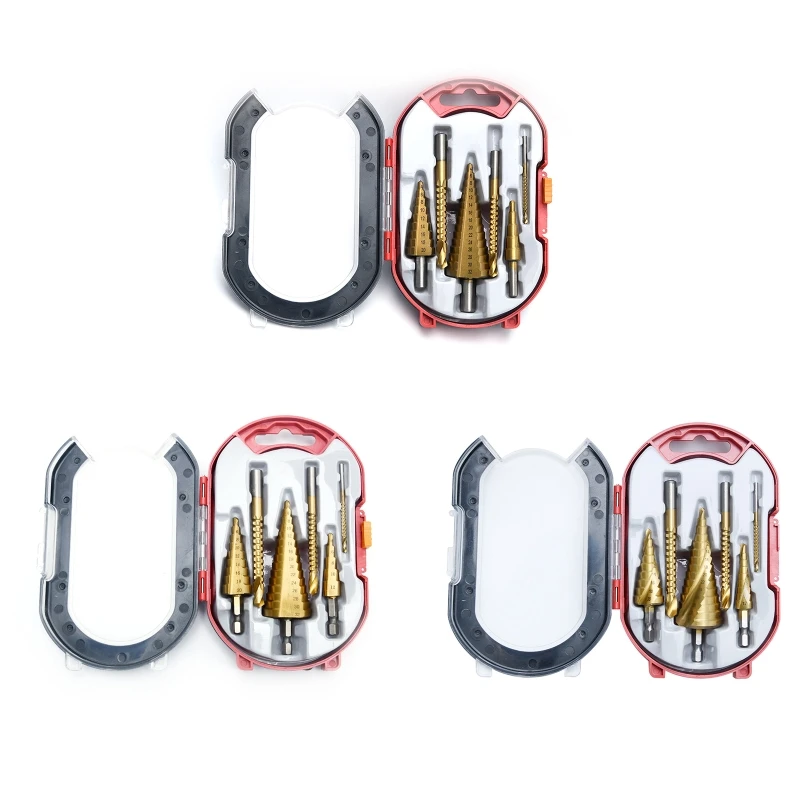 

Triangular Shank Straight Step Drill for Wood Steel Aluminium Drilling