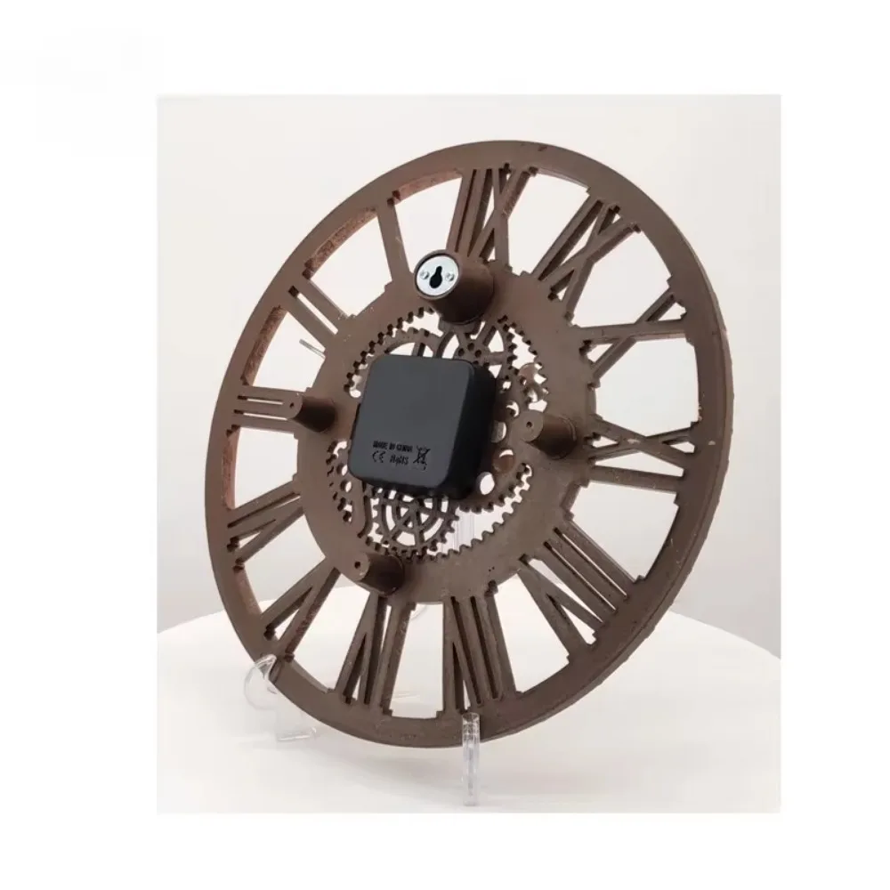 Hot Sale Outdoor Waterproof Creative Gift Home Office Vintage Resin Clock 4