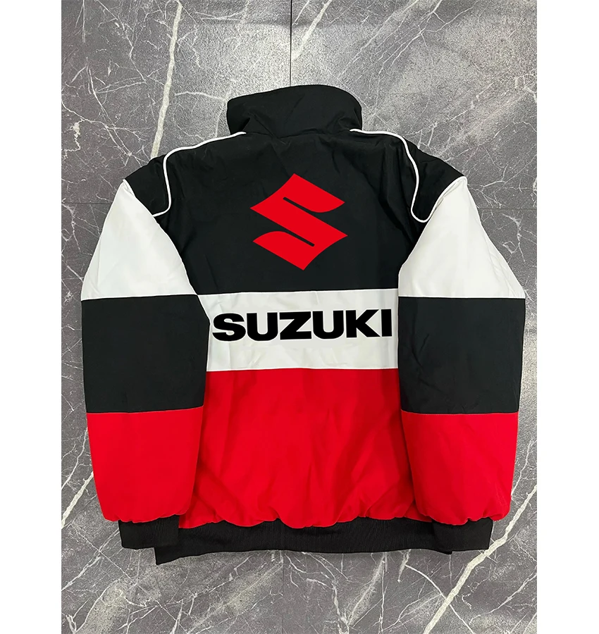SUZUKI team ジャケット　　サイズＬ Vintage Suzuki Racing Team Reversible Bomber Jacket Made in Japan