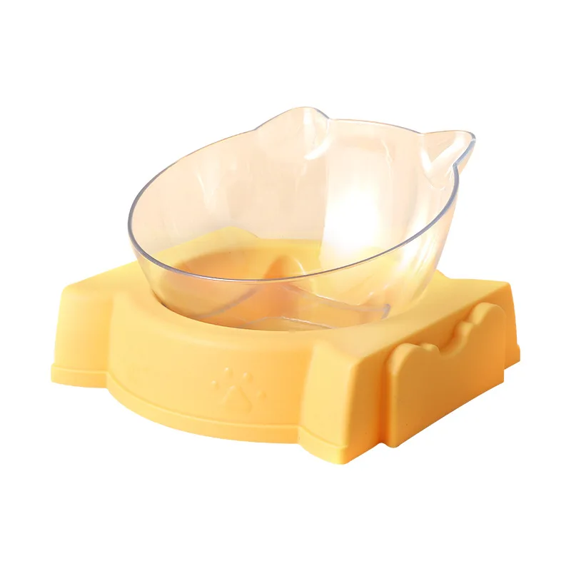 Pet Food Bowl Automatic Feeder All-in-One Splice Dog and Cat Drinking Fountain Raised Dish