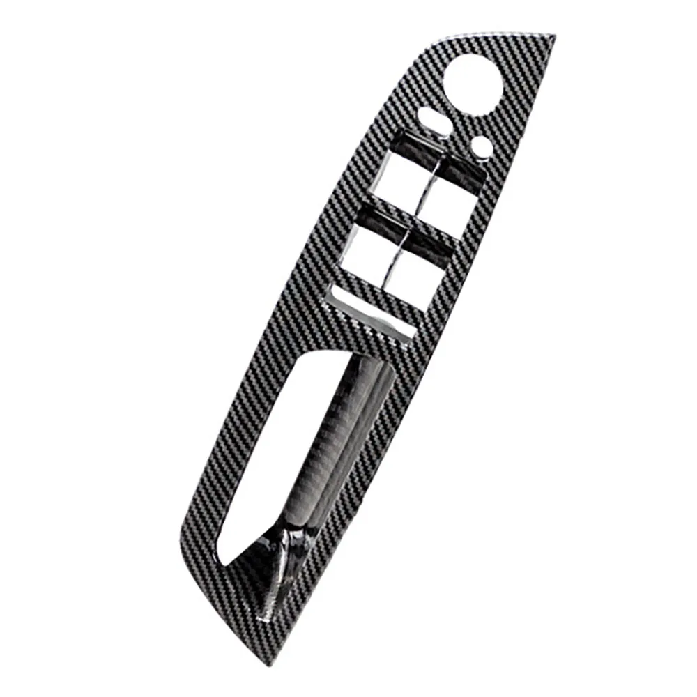 

Панель переключателя стеклоподъемника автомобиля, внутренняя панель автомобиля, накладная КРЫШКА ДЛЯ BMW 2008-2013 E70 E71 X5 X6, углеродное волокно B